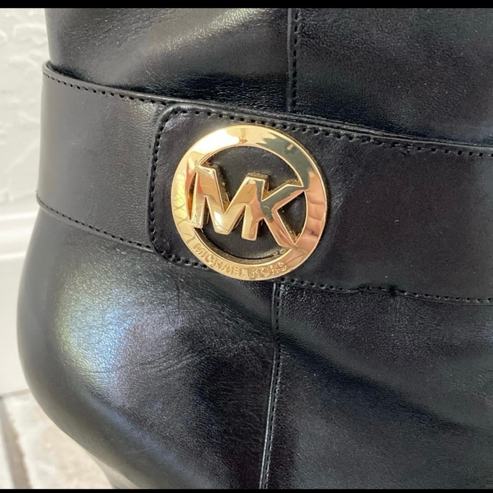 Michael Kors Black Heeled Boots with Stiletto Heel - Picture 4 of 4